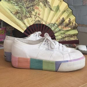 Superga platform shoes